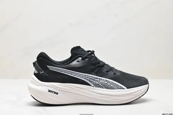 Puma Nitro Elite Black/White Running Shoes - 1