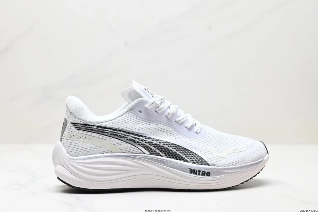 Puma Nitro Foam White Running Shoes - 1