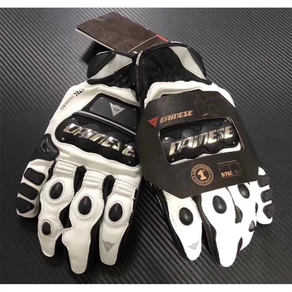 Alpinestars SP-8 V2 Orange Black Leather Motorcycle Gloves - 9
