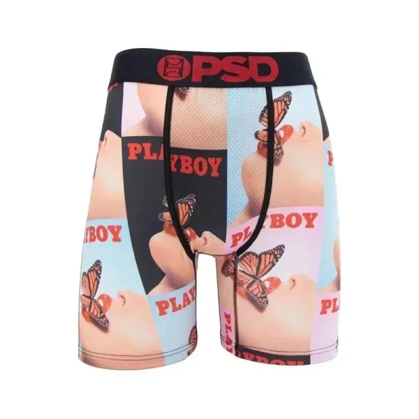 PSD Trojan Condom Print Boxer Briefs Multicolor Underwear - 10