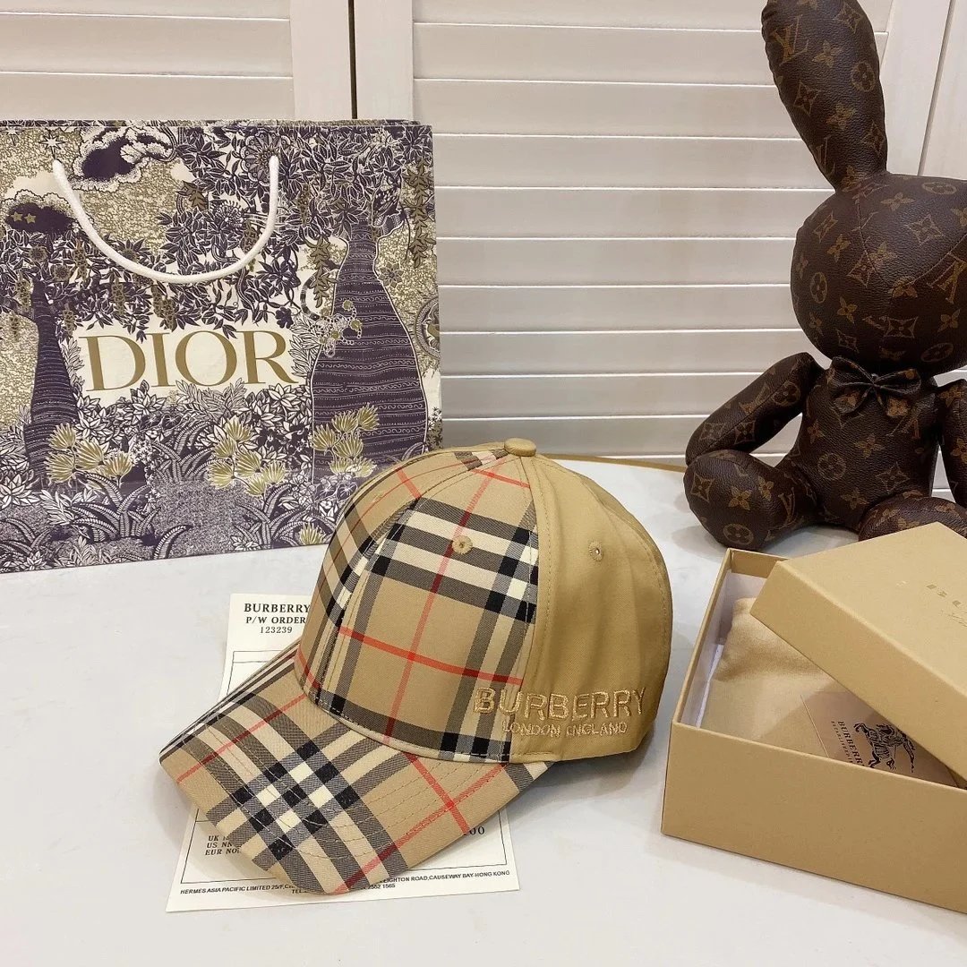 Burberry Classic Check Baseball Cap Multicolor - 5