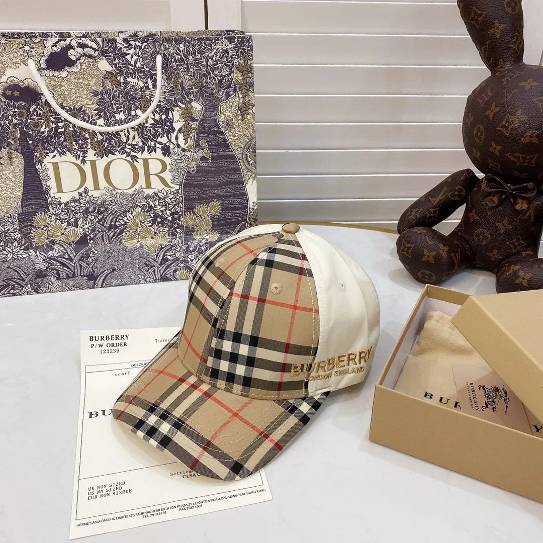 Burberry Classic Check Baseball Cap Multicolor - 10