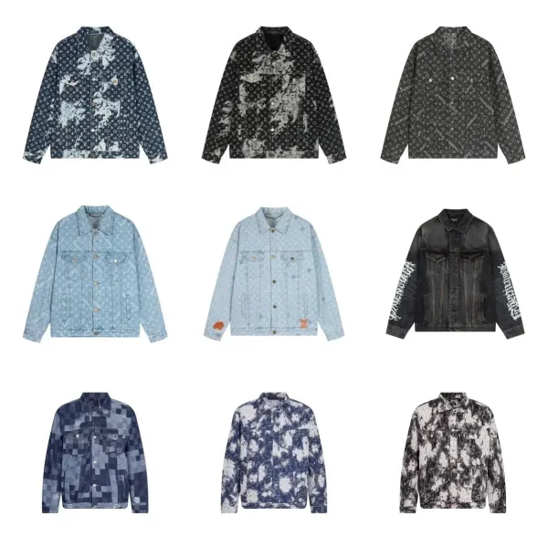 Off-White Distorted Floral Denim Jacket Multicolor - 3