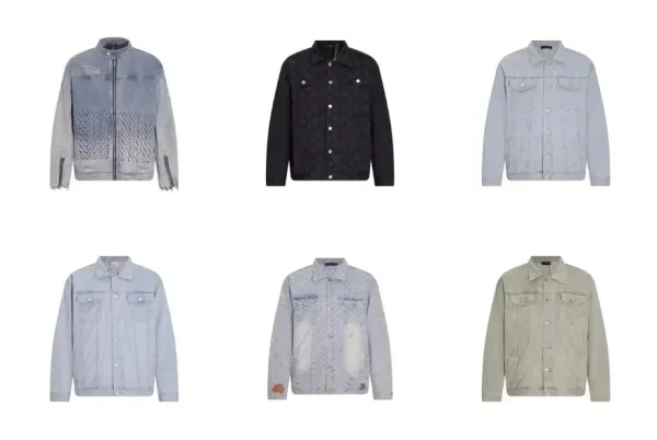 Off-White Distorted Floral Denim Jacket Multicolor - 4