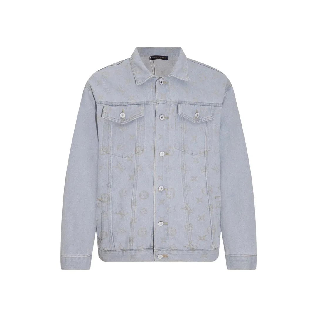 Louis Vuitton Monogram Denim Jacket Light Blue Denim-Jacket - 1