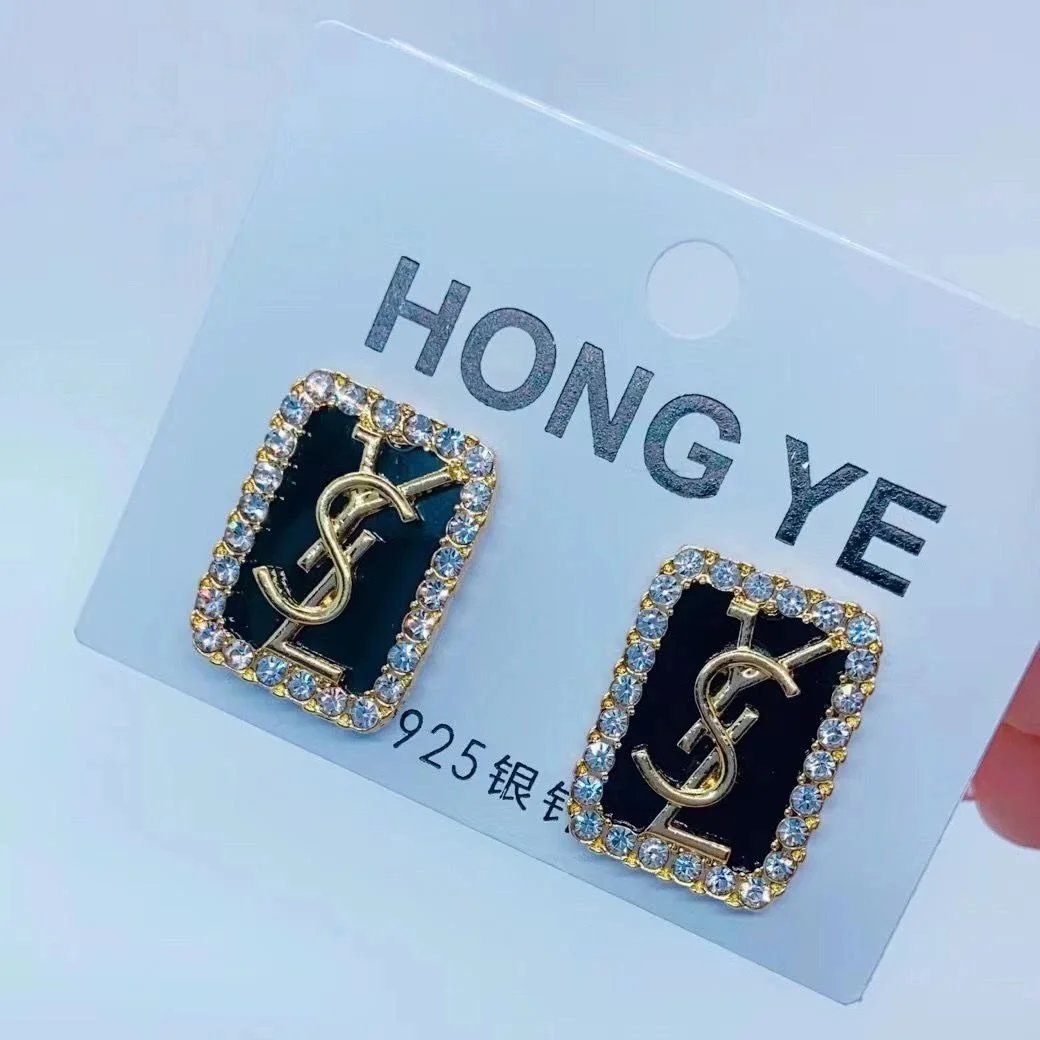 HONG YE YSL Logo Ear