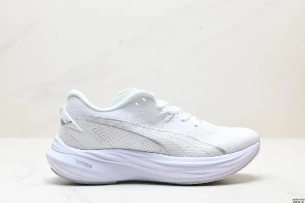 Puma Nitro Foam White Running Shoes - 1