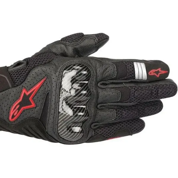 Alpinestars Tech-Air Carbon Black Red Gloves - 1