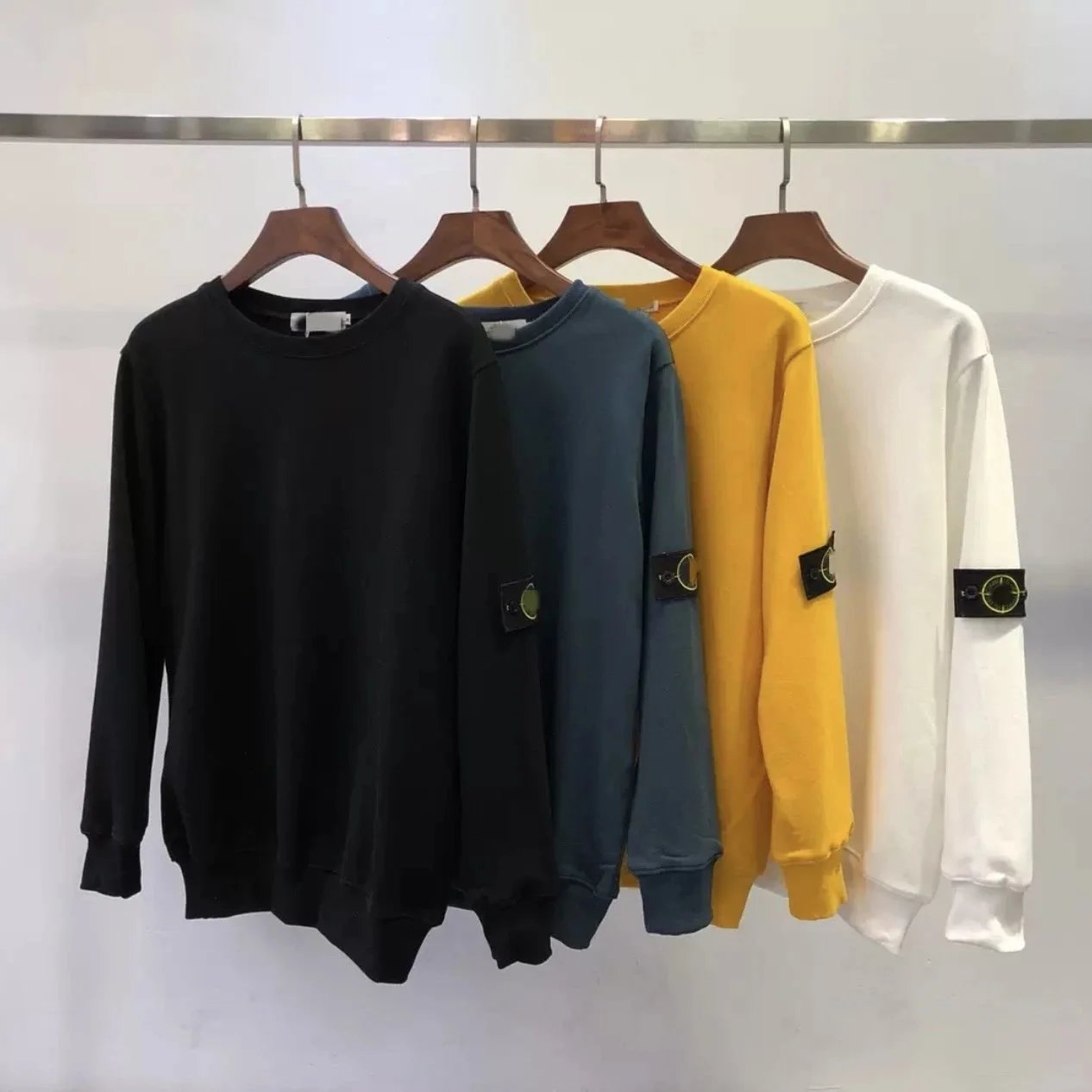 Stone Island Shadow Project Neon Yellow Crewneck Sweater - 8