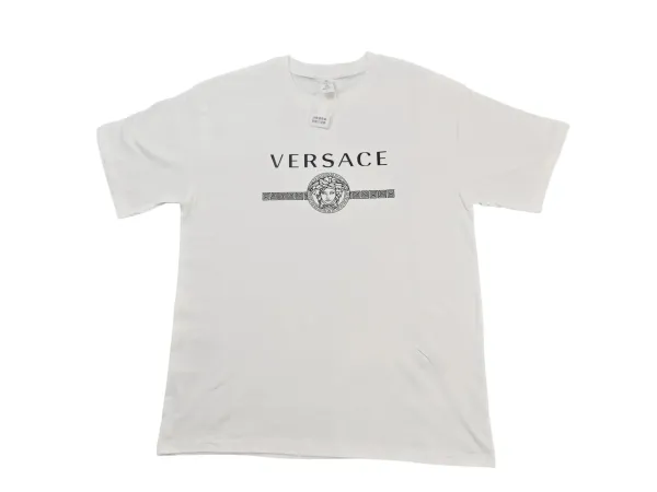 Versace Medusa Logo White T-Shirt - 1