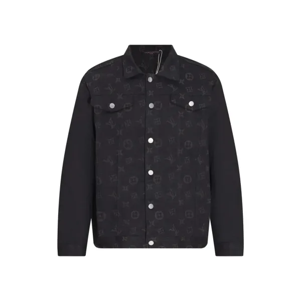 Louis Vuitton Monogram Denim Jacket Black - 1