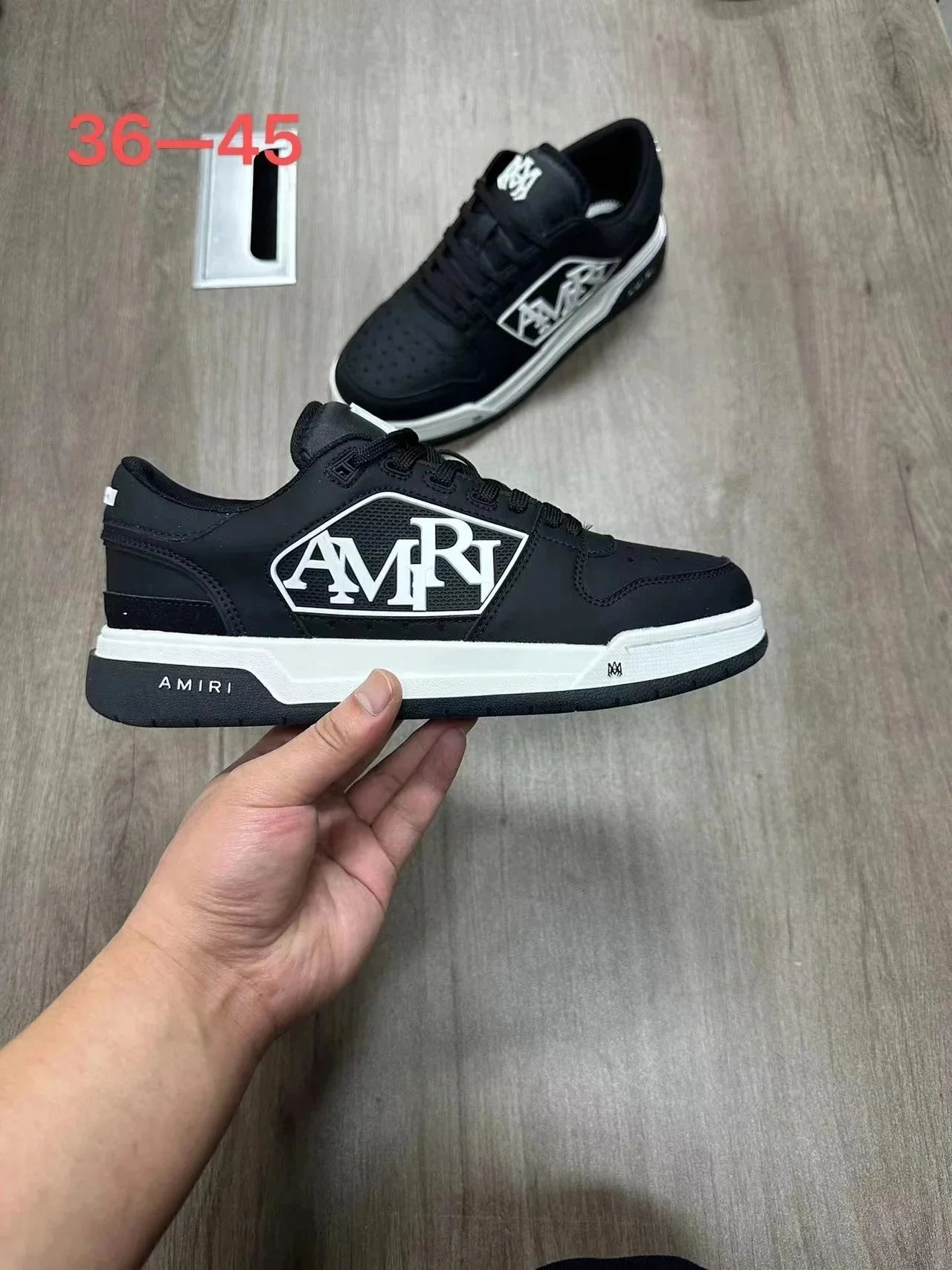 Amiri MC-1 Low White Gray Mesh Sneakers - 10