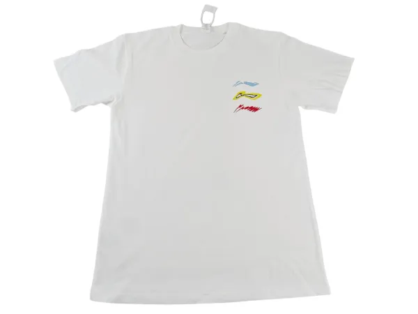 Off-White x Unknown Artist Abstract Stripe T-Shirt White - 1