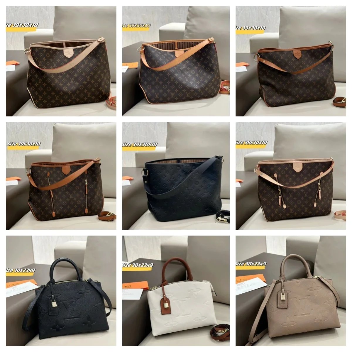 Louis Vuitton Neverfull/Speedy Tote Bags [40 styles]