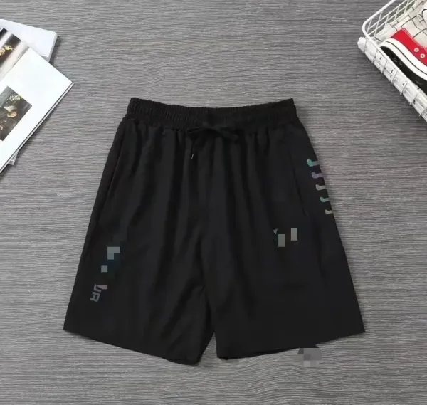 Design Streetwear Graphic Shorts Black - 1