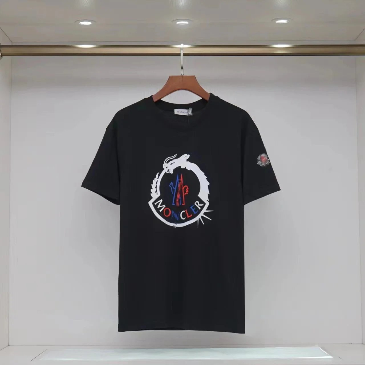 Moncler Dragon Logo Black T-Shirt - 6