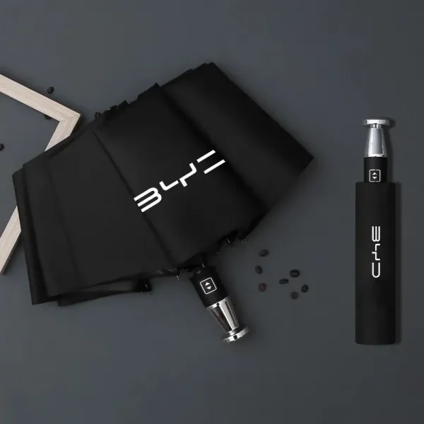 BYN Compact Auto-Open Umbrella Black - 1