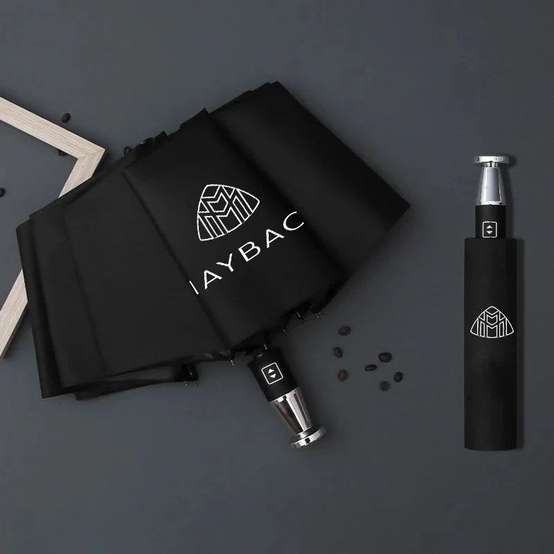 IAYBAC Folding Umbrella Black - 1