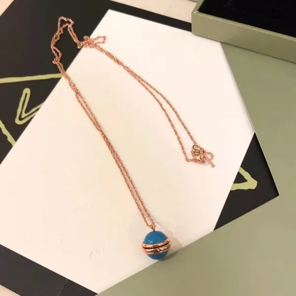 Dior La D de Dior Turquoise Sphere Rose Gold Necklace - 1