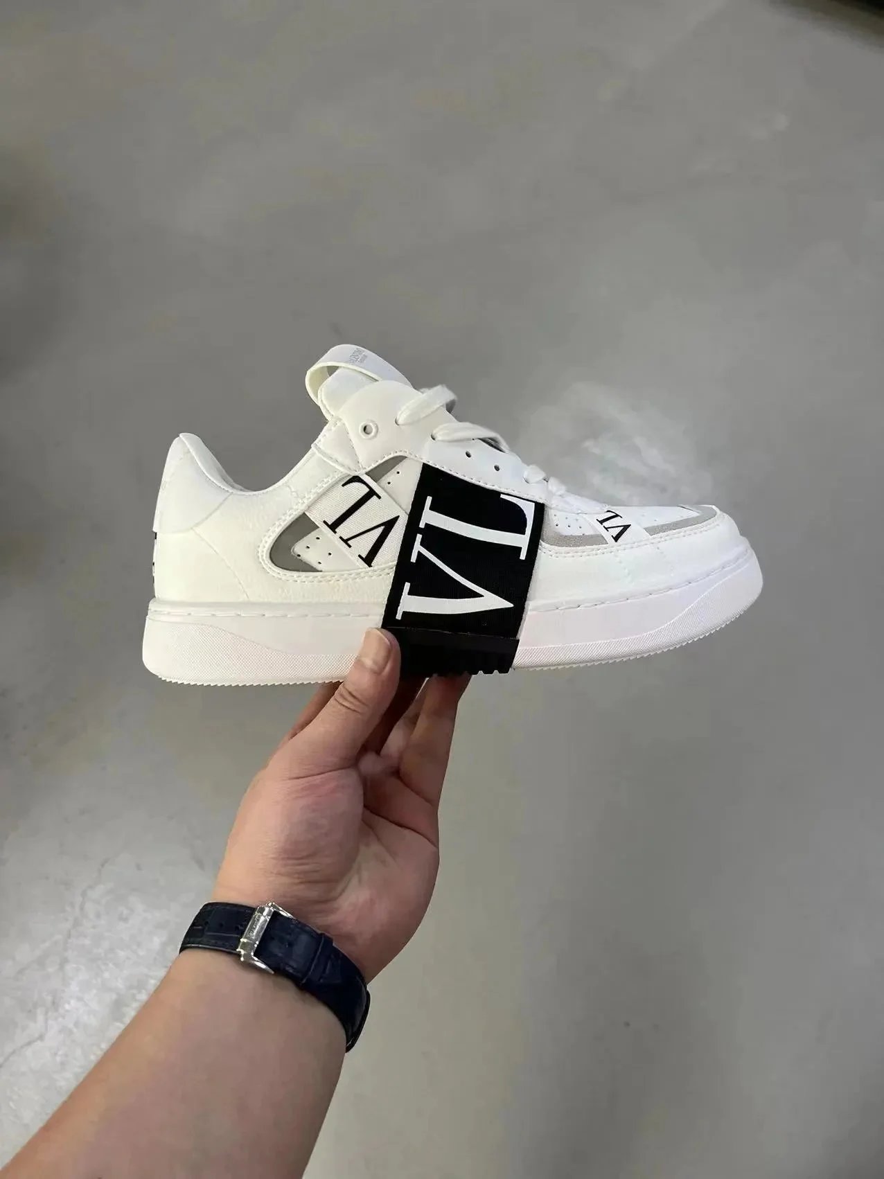 Amiri MC-1 Low White Gray Mesh Sneakers - 6