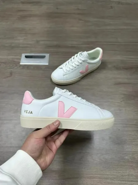 Veja Campo Pink White Sneakers - 1