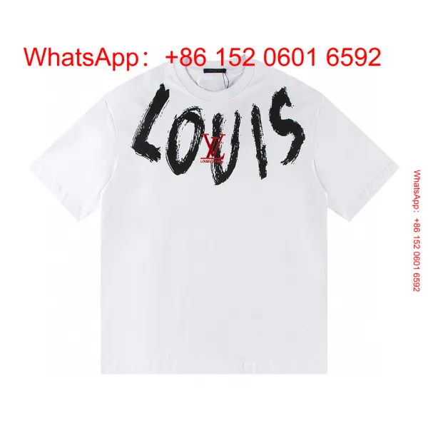 Louis Vuitton Louis Brushstroke White T-Shirt - 1