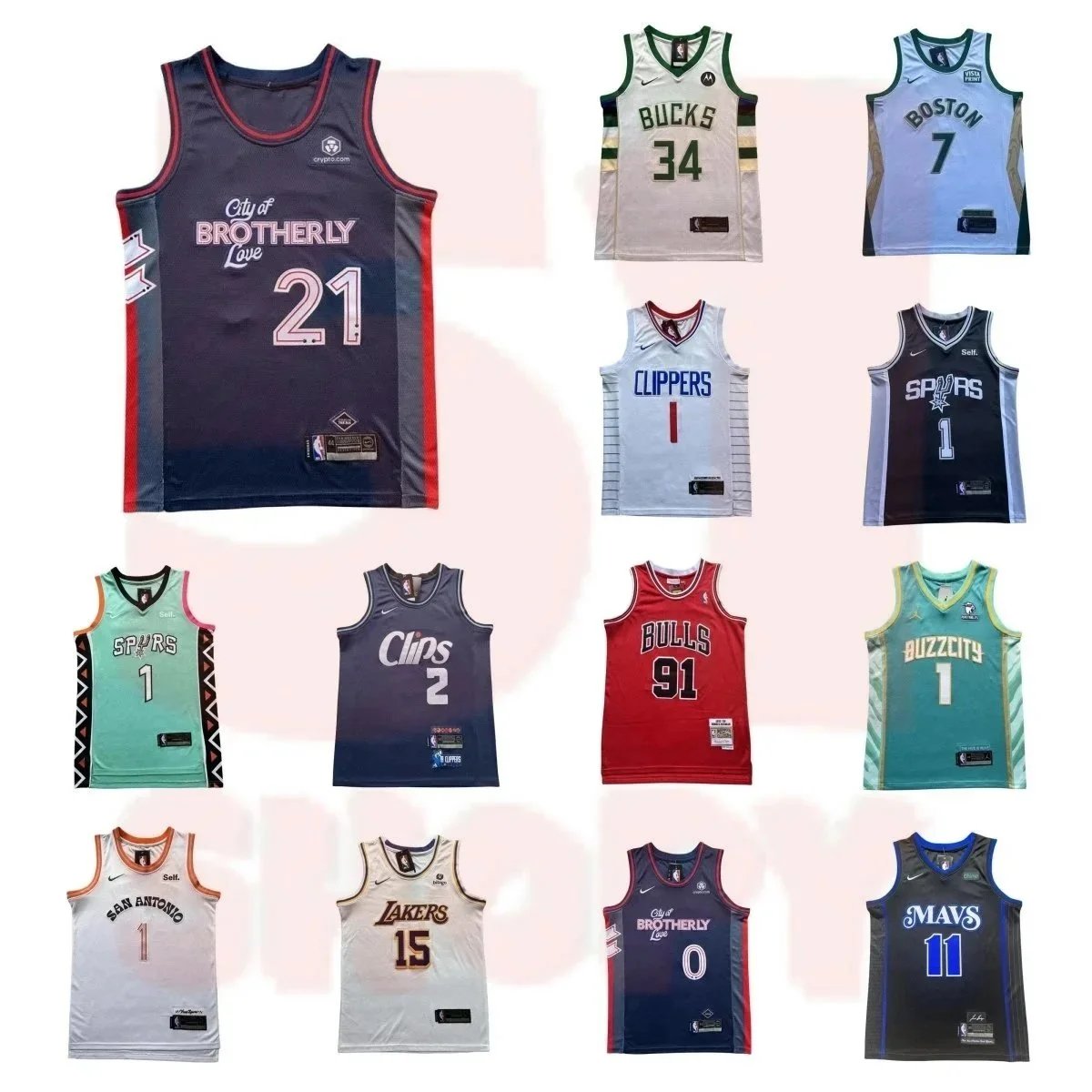 Nike NBA City Edition Jerseys [40 styles]