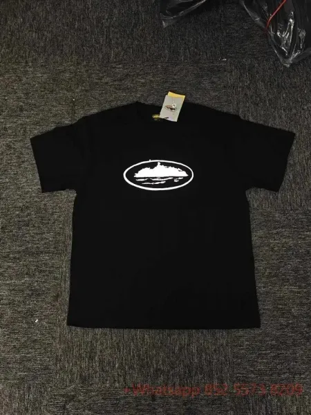 Corteiz Star Logo Tee Black/White T-Shirt - 8