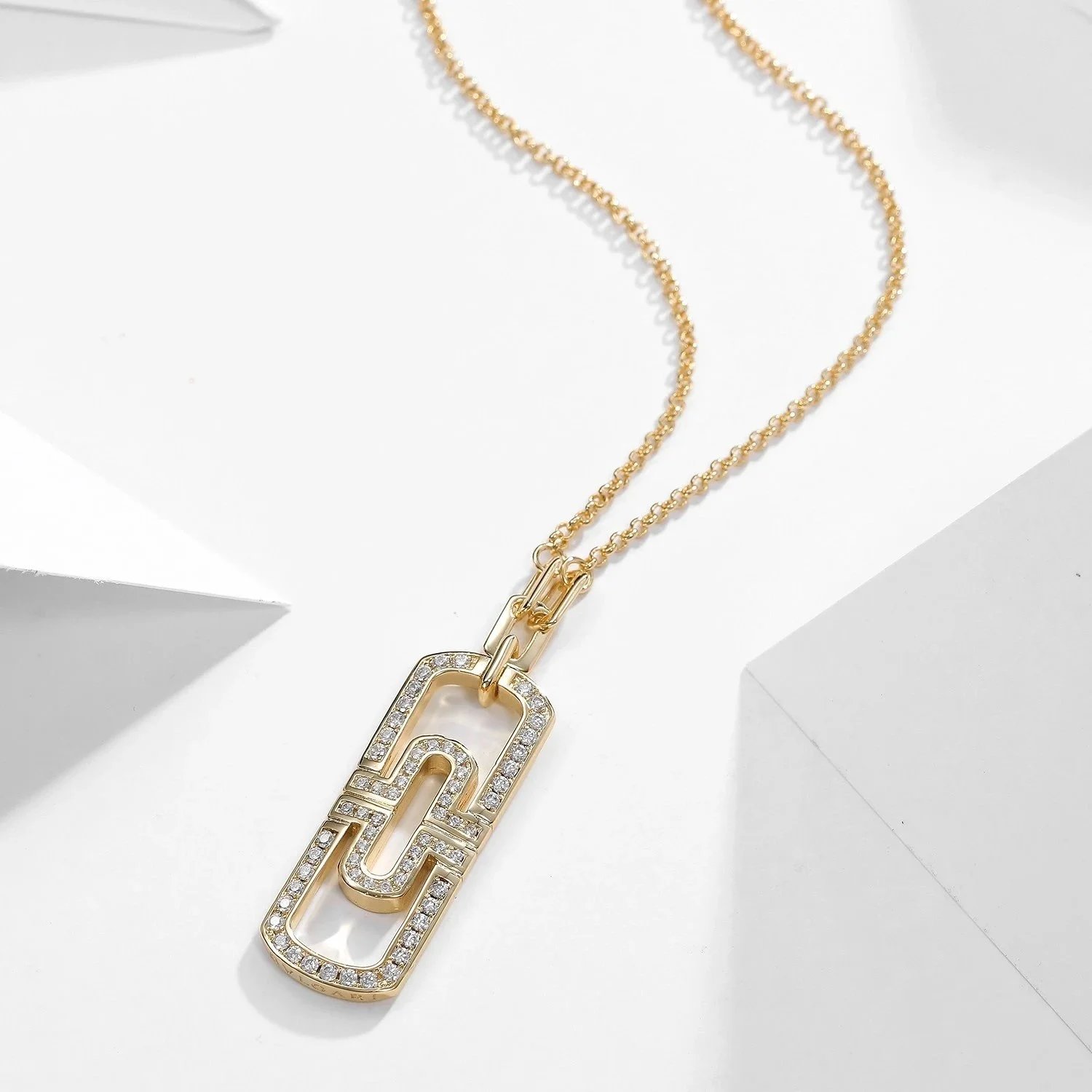 Bvlgari B.zero1 Rock Gold Diamond Necklace - 1