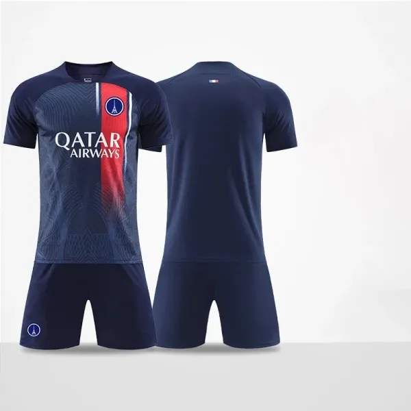 Paris Saint-Germain 2023-24 Third Kit Navy Blue Jersey Set - 1