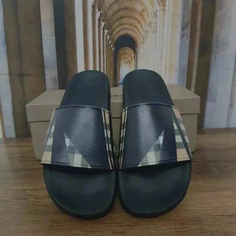 Dior B23 Slide Black Monogram Print Slippers - 11