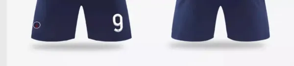 Custom Football Kit Navy Red Performance Jersey Set - 11