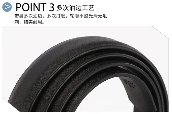Chanel CC Twist Buckle Black Leather Belt - 9
