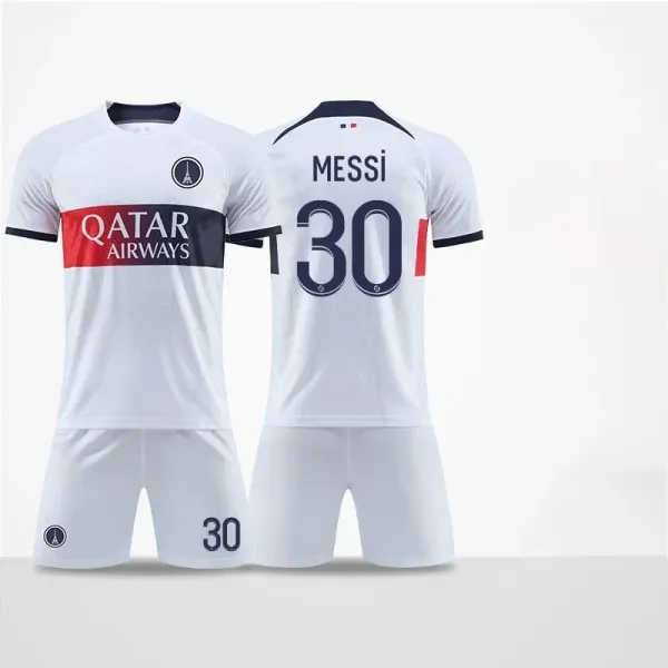 Paris Saint-Germain Messi #30 Away Jersey White - 1