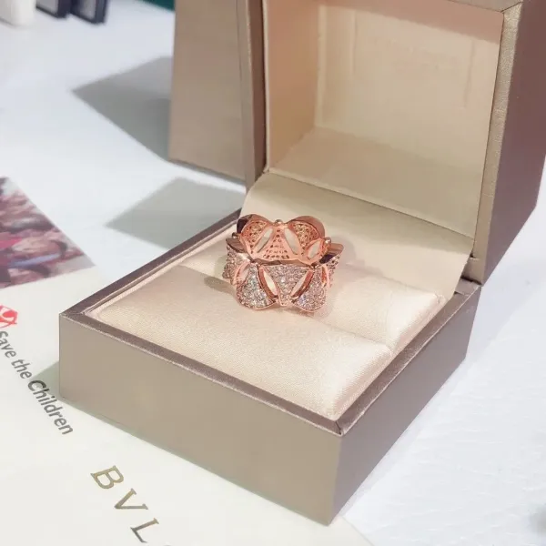 Bvlgari Fiorever Rose Gold Diamond Ring - 1