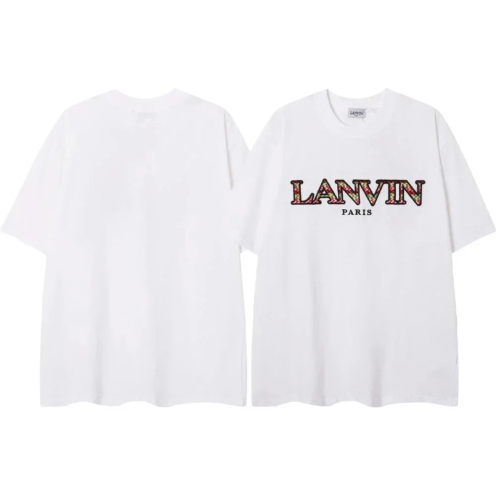 Lanvin Paris Embroidered Graphic T-Shirts product photo 4