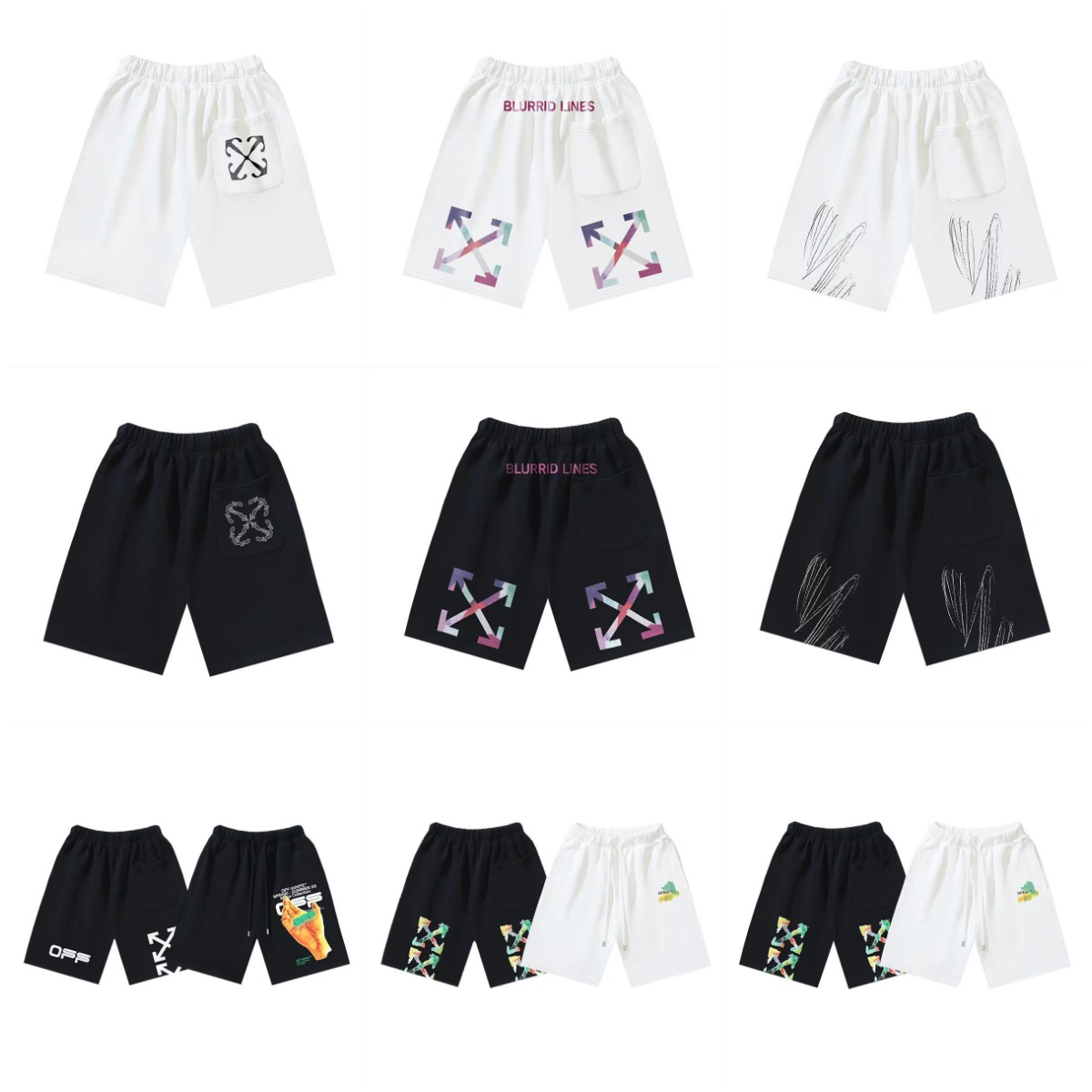 Off-White Blurred Li