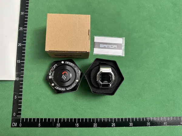 Casio G-Shock x Sanda Digital Watch Black Silver Sports Watch - 1
