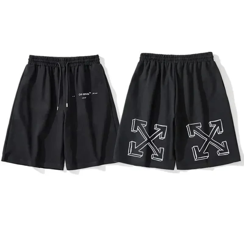 Off-White Spring/Summer 20 Collection Graphic Shorts Black - 9