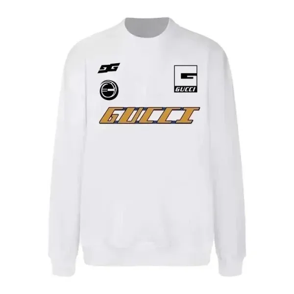 Gucci x Valentino Garavani GG Logo Graphic Hoodie White - 1