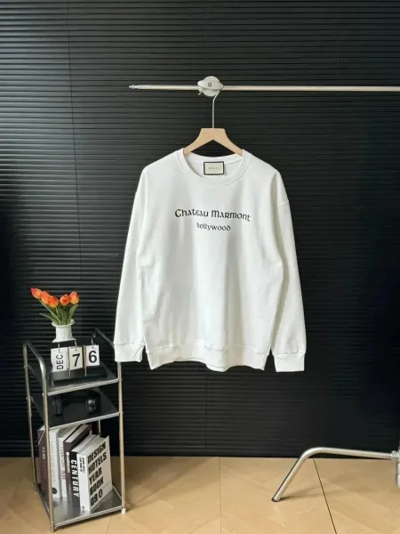 Gucci Chateau Marmont Hollywood White Hoodie - 1