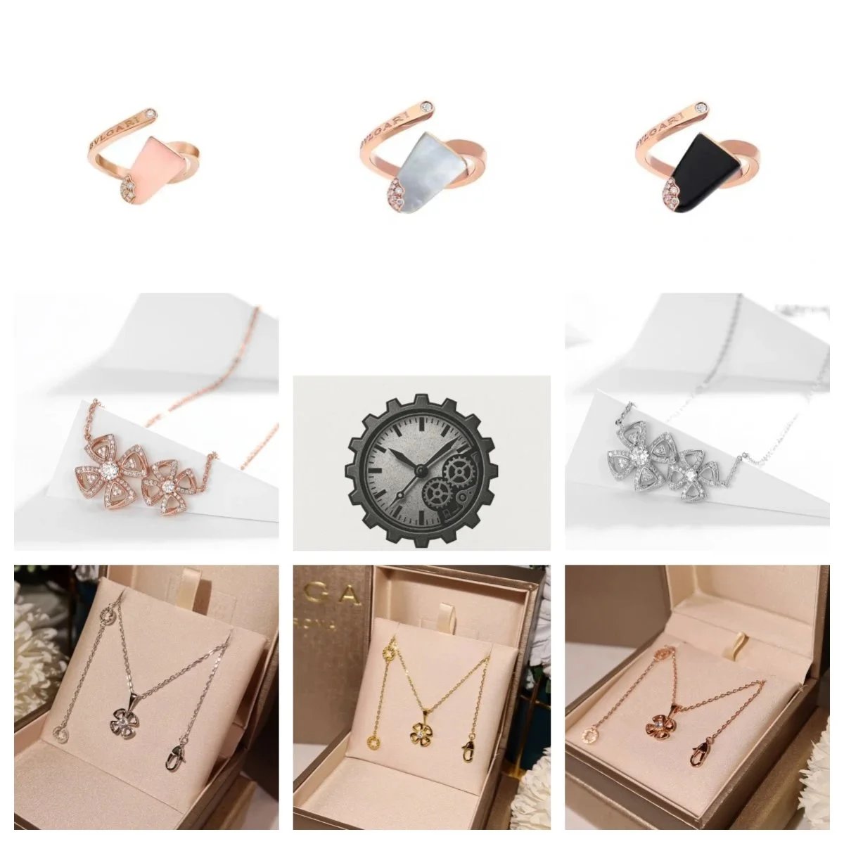 Bvlgari Serpenti Viper Ring and Flower Necklace Collection [40 styles]