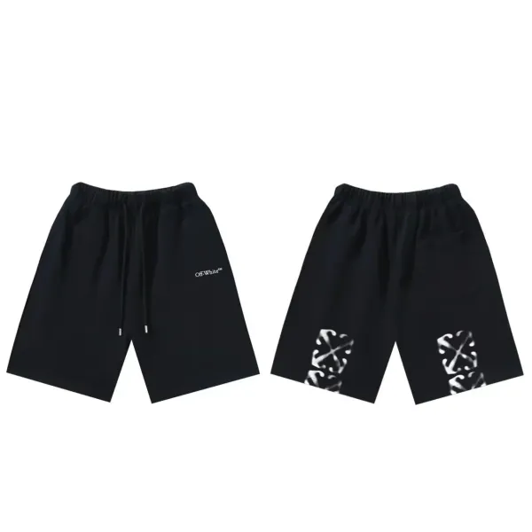 Off-White Industrial Belted Shorts Black/White - 41