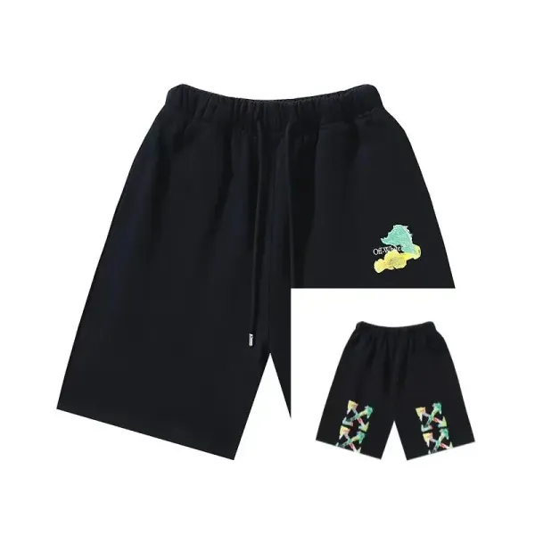 Off-White Industrial Belted Shorts Black/White - 5