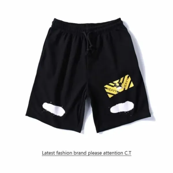 Off-White Industrial Belted Shorts Black/White - 9