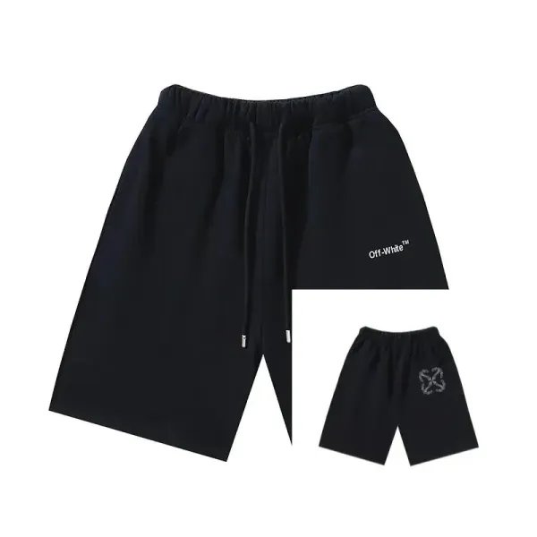 Off-White Industrial Belted Shorts Black/White - 29