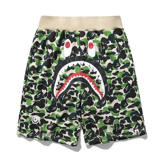 A Bathing Ape ABC Camo Orange Shorts - 4
