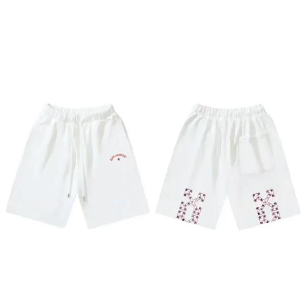 Off-White Industrial Belted Shorts Black/White - 40