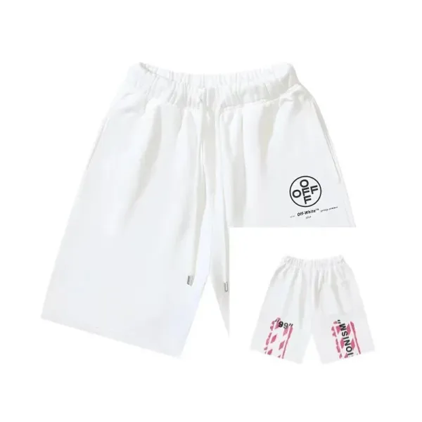 Off-White Industrial Belted Shorts Black/White - 17