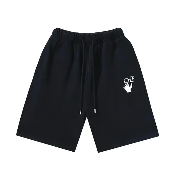 Off-White Industrial Belted Shorts Black/White - 25